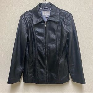 Genuine Lambskin Soft  Leather Jacket Size Sm